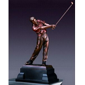 Golf Pro's Pick Award. 14"h x 8-1/2"w. Copper Finish Resin.